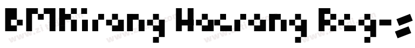 BMKirang Haerang Reg字体转换
